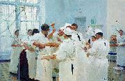 The Surgeon Evgueni Vasilievich Pavlov in the Operating Theater Ilya Repin